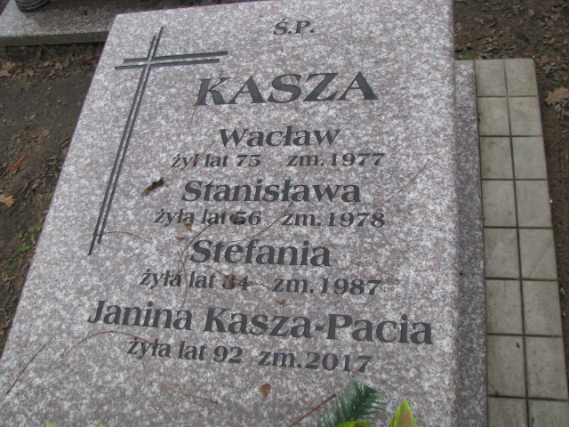 Stefania Kasza 1902 Chechło - Grobonet - Wyszukiwarka osób pochowanych