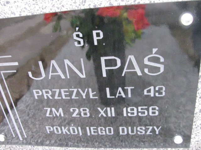 Jan Paś 1913 Chechło - Grobonet - Wyszukiwarka osób pochowanych