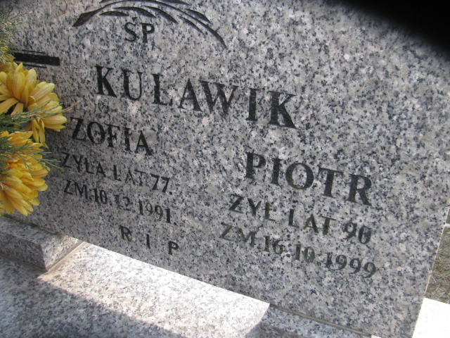 Piotr Kulawik 1909 Chechło - Grobonet - Wyszukiwarka osób pochowanych