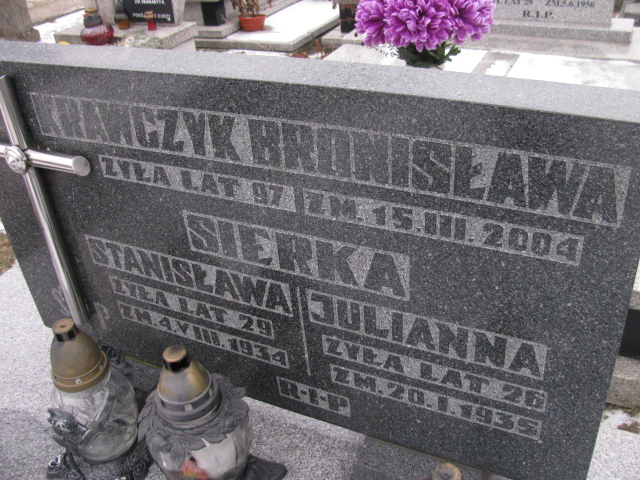 Bronisława Krawczyk 1906 Chechło - Grobonet - Wyszukiwarka osób pochowanych