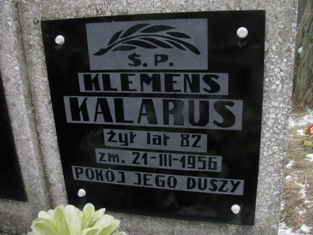 Gertruda Kalarus 1878 Chechło - Grobonet - Wyszukiwarka osób pochowanych