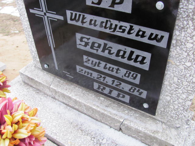 Grób Władysław Sękala