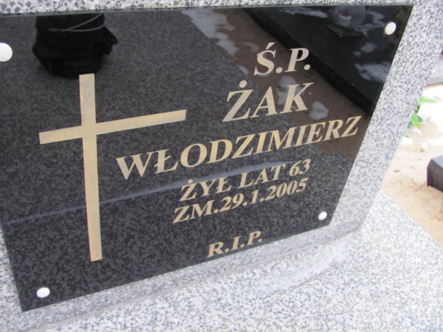 Włodzimierz Żak 1941 Chechło - Grobonet - Wyszukiwarka osób pochowanych