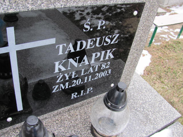 Tadeusz Knapik 1921 Chechło - Grobonet - Wyszukiwarka osób pochowanych