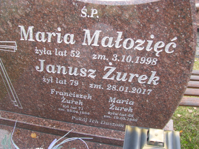 Grób Franciszek Żurek