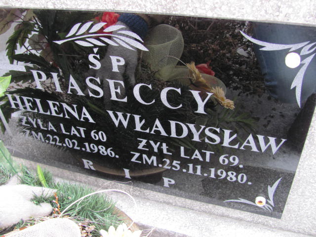 Helena Piasecka 1926 Chechło - Grobonet - Wyszukiwarka osób pochowanych
