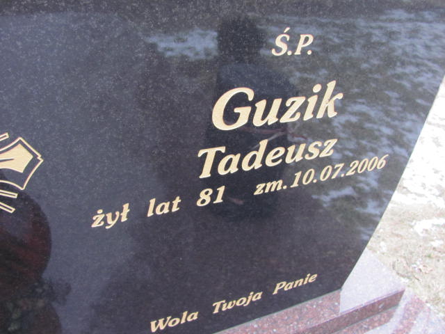 Tadeusz Guzik 1925 Chechło - Grobonet - Wyszukiwarka osób pochowanych