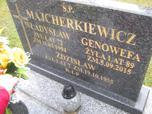 Zdzisław Majcherkiewicz 1949 Chechło - Grobonet - Wyszukiwarka osób pochowanych