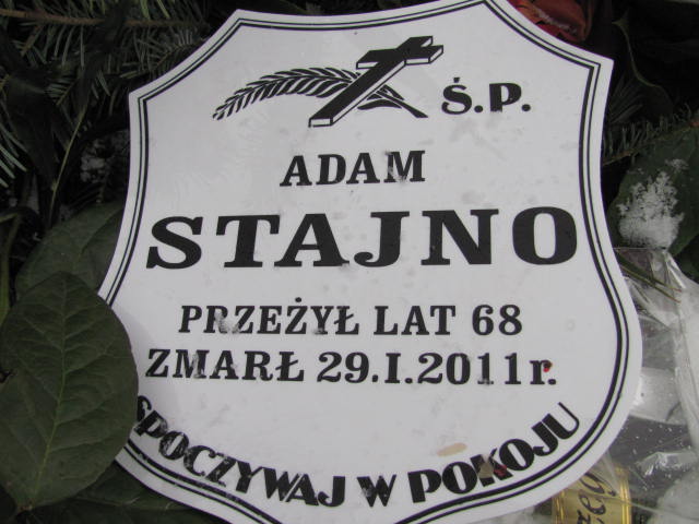 Adam Stajno 1942 Chechło - Grobonet - Wyszukiwarka osób pochowanych