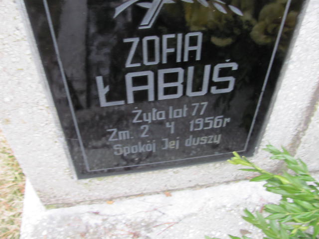Zofia Łabuś Chechło - Grobonet - Wyszukiwarka osób pochowanych
